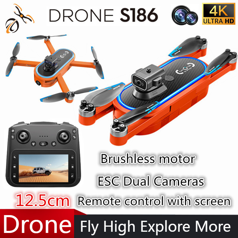 Drone Camera 4K - 2025 s186 drone profissional 4k hd