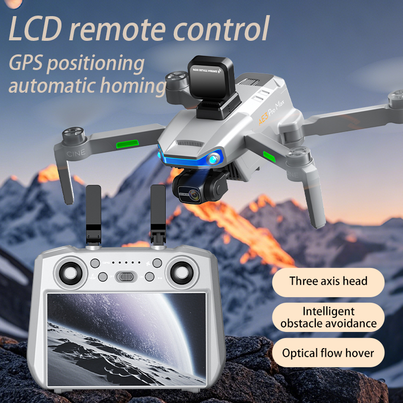 Drone Camera Professional - Ae3 pro max novo lcd sc