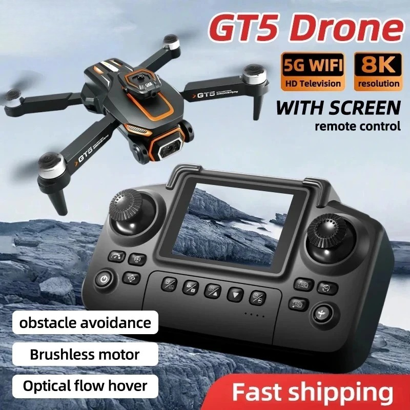 Drone Camera Wide Angle - Drone Mini Original GT5 4K HD
