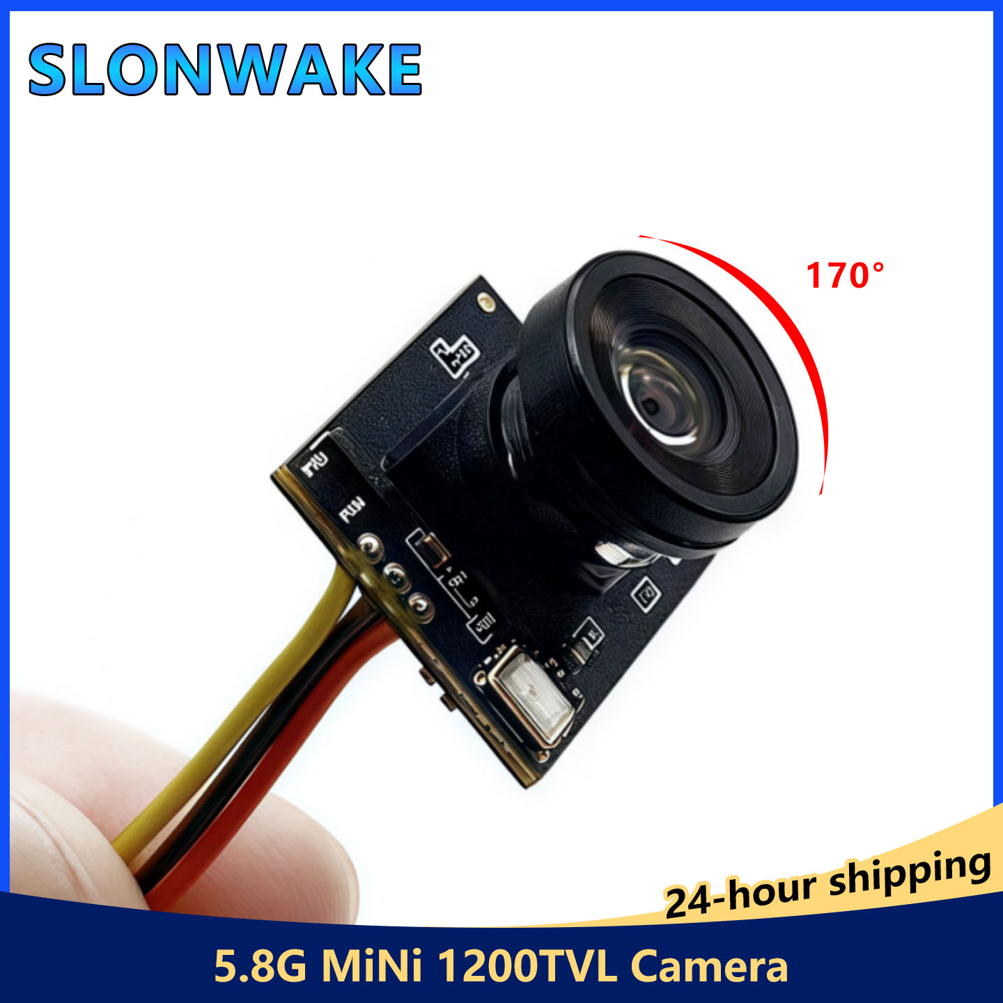 Drone Camera Wide Angle - Câmera FPV SLONWAKE Ultra Mini 5.8G