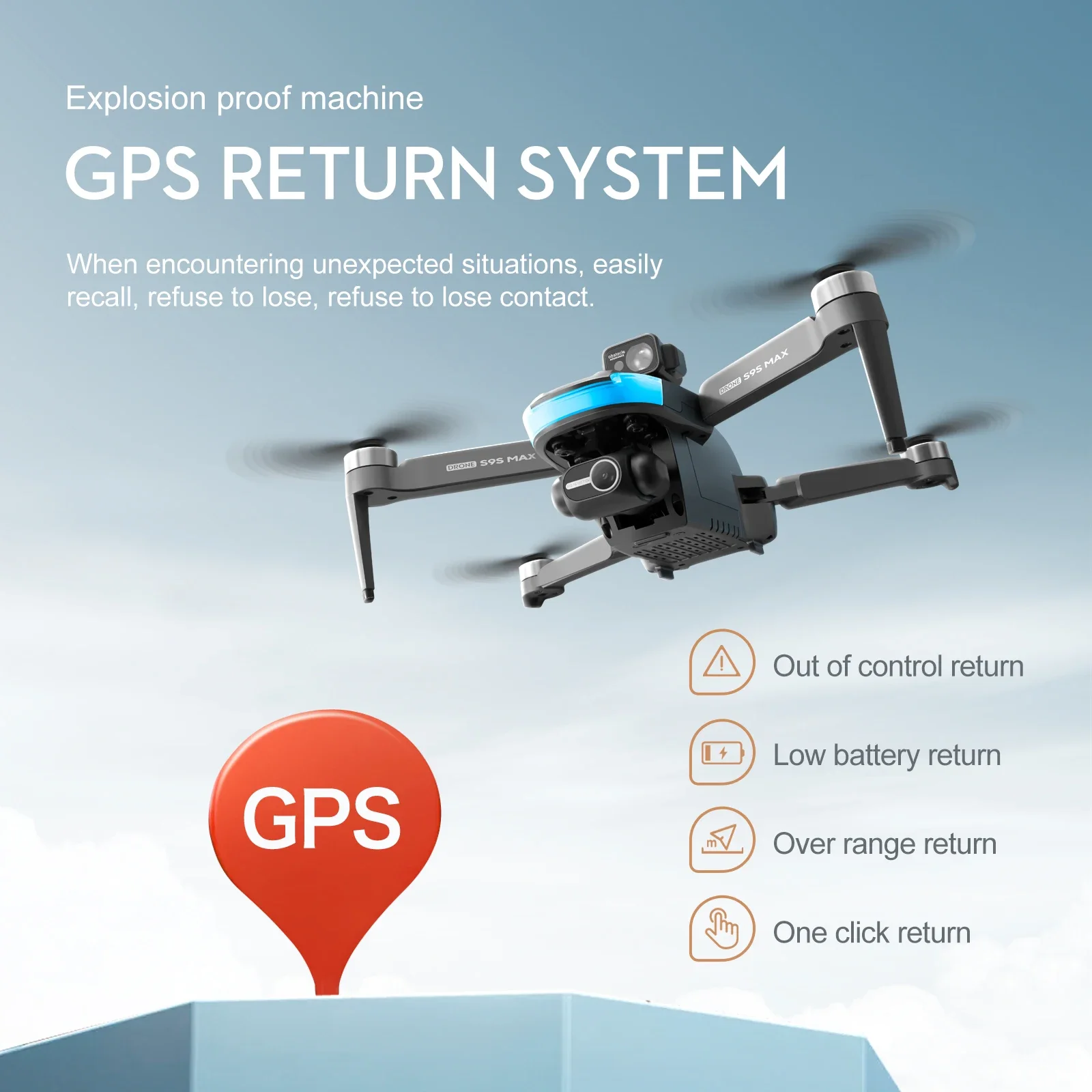 Novo s9s max mini drone 4k 2 e - Drone Camera 4K avaliação e preço