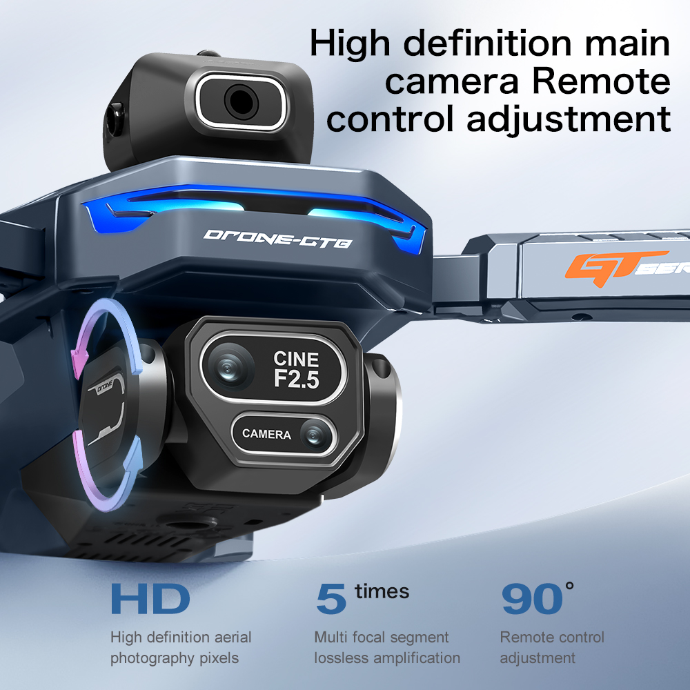 NOVO Drone GT8 HD RC 4K Profis - Drone Camera Night Vision avaliação e preço