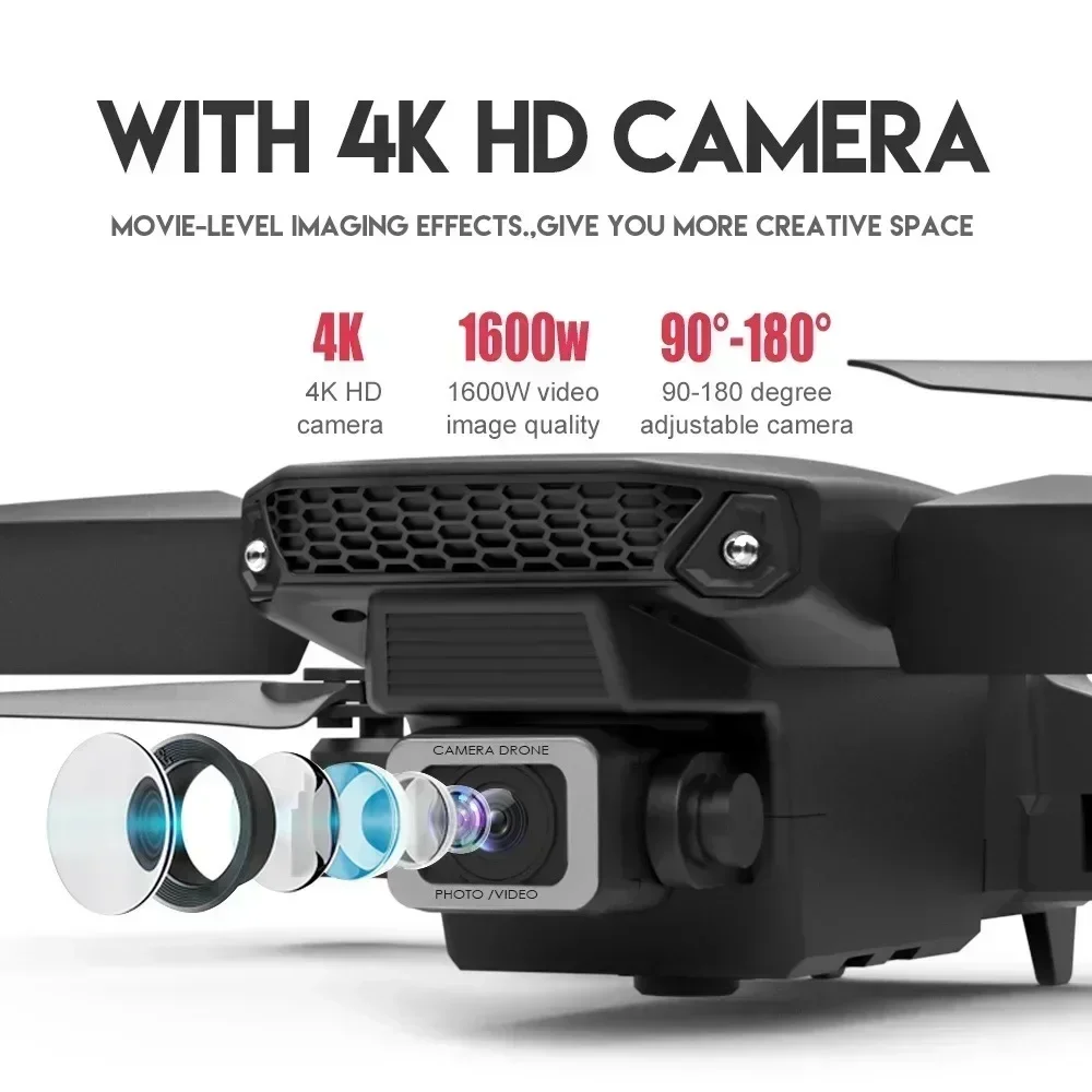 E88 pro wifi fpv drone grande  - Drone Camera Professional avaliação e preço