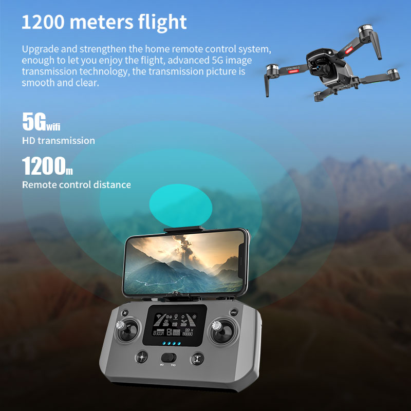 L106 Pro 3 Drone 5G WIFI FPV D - Drone Camera 4K avaliação e preço