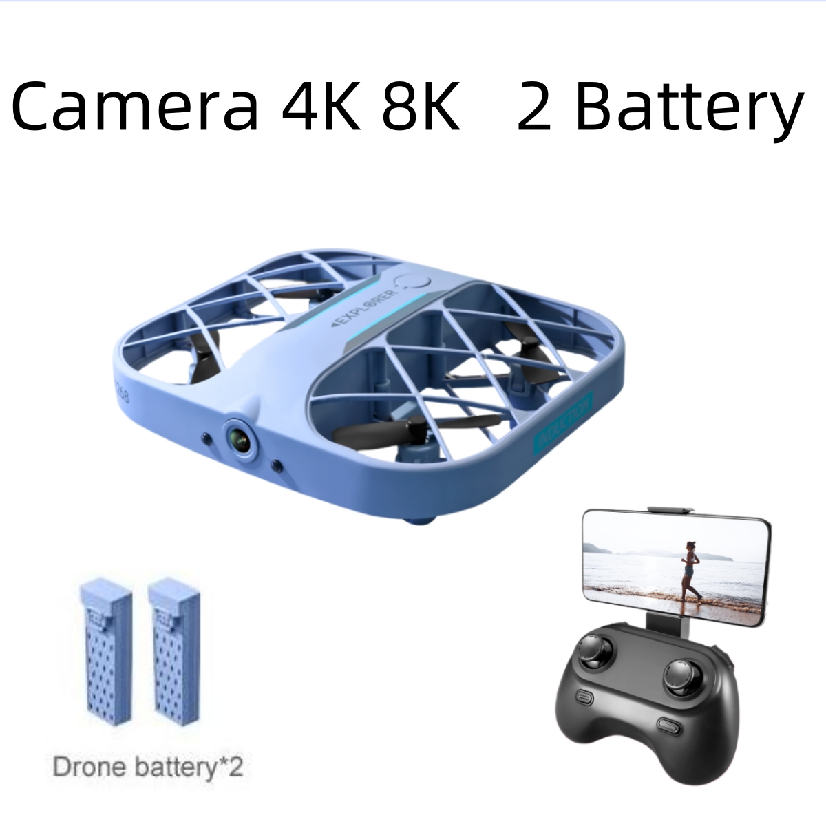 Drone JJRC H107 FPV RC com 2 B - Drone Camera 4K avaliação e preço